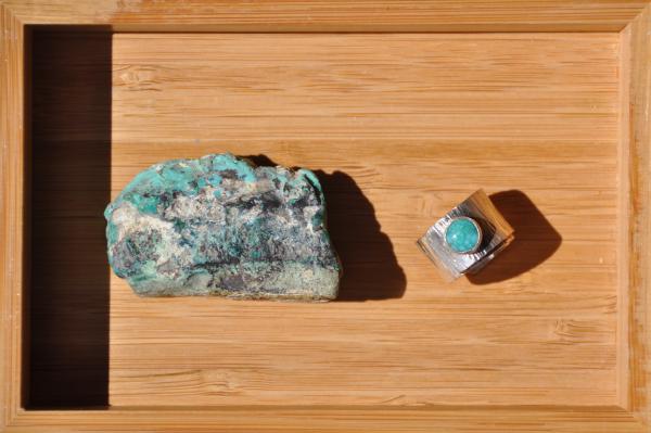 Turquoise Sterling Silver Wrap Ring