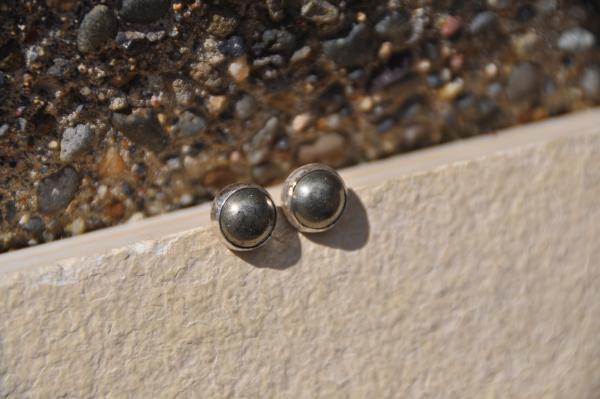 Pyrite Sterling Silver Stud Earrings picture