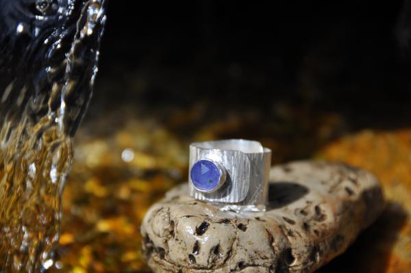 Tanzanite Sterling Silver Wrap Ring picture