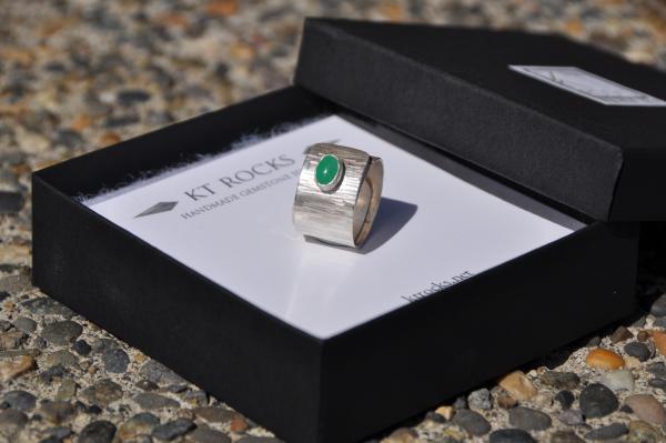 Emerald Sterling Silver Wrap Ring picture