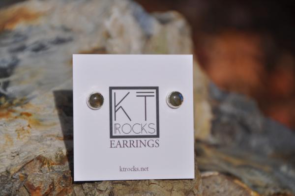 Labradorite Sterling Silver Stud Earrings picture