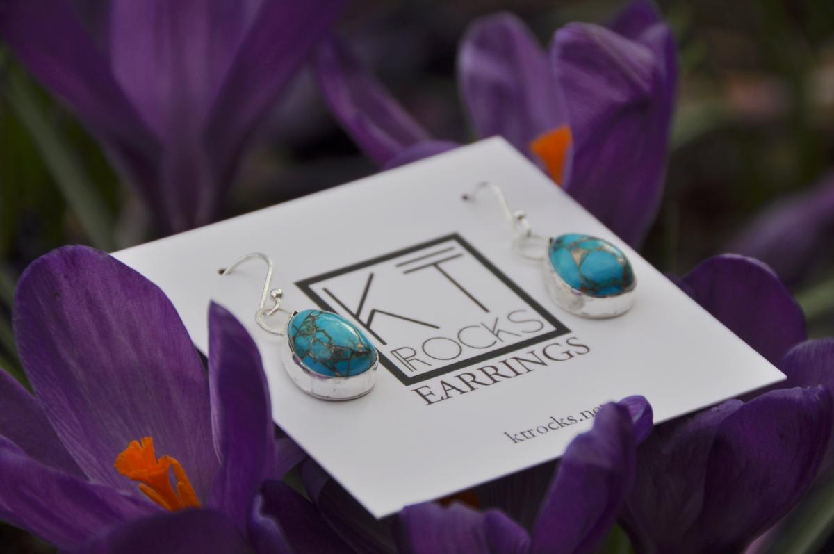 Turquoise Sterling Silver Earrings picture
