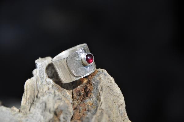 Ruby Sterling Silver Wrap Ring picture
