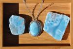 Larimar Oval Pendant