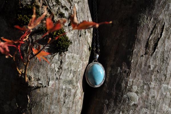 Larimar Oval Pendant picture