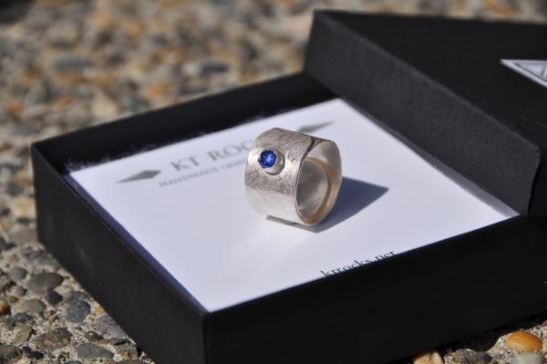 Sapphire Sterling Silver Wrap Ring picture