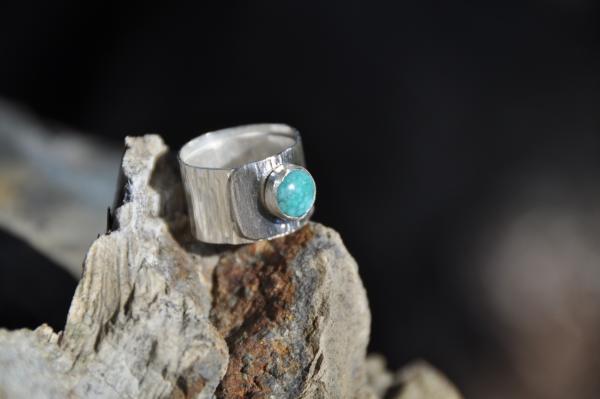 Turquoise Sterling Silver Wrap Ring picture