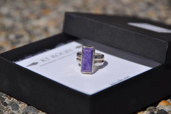 Rectangle Chaorite Sterling Silver Ring picture
