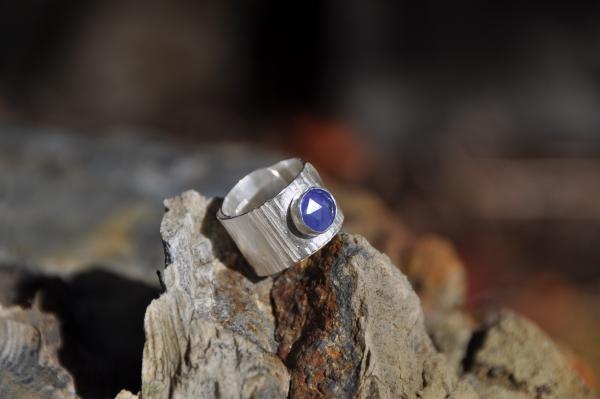 Tanzanite Sterling Silver Wrap Ring picture