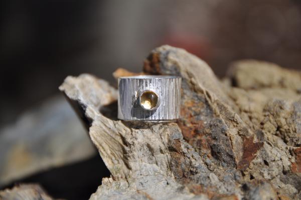 Citrine Sterling Silver Wrap Ring picture