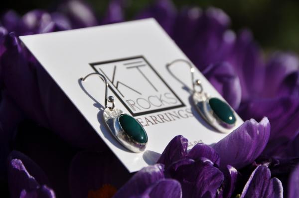 Bloodstone Oval Earrings picture