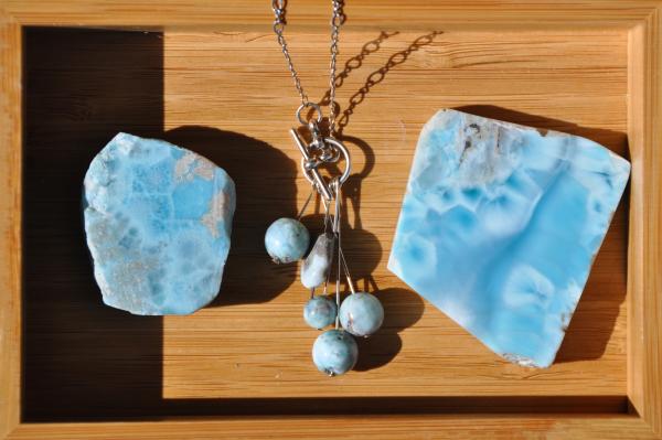 Larimar Drop Necklace