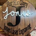 For His Glory Jones Laser Engraving