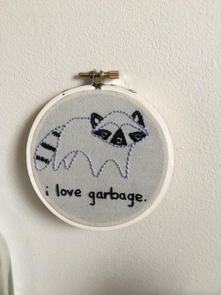 I Love Garbage Raccoon picture