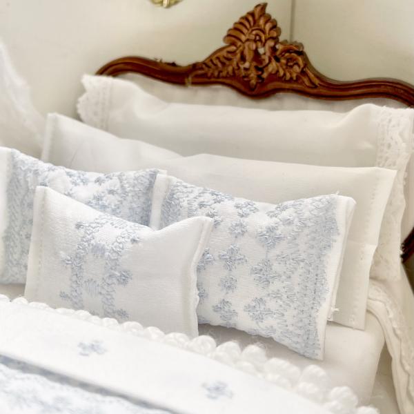 Blue Embroidered Bedding Set- Regina picture