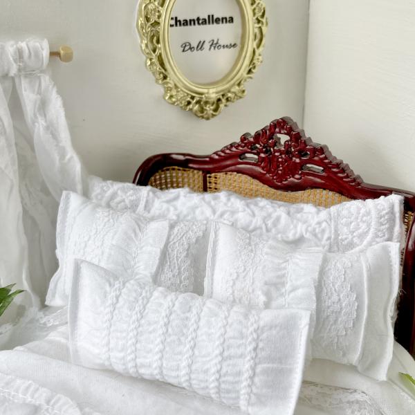 Romantic White Textured Bedding Set- Olivia picture