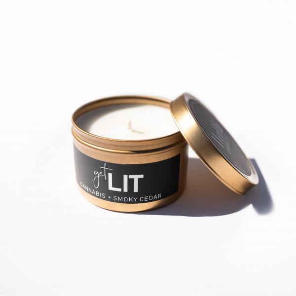 6oz Get Lit | Humor Tin picture