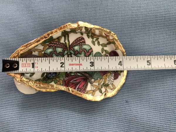 Dragon fly Oyster Shell Trinket Dish picture