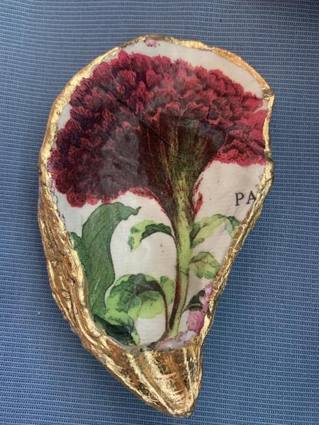 Cox Comb Oyster Shell Trinket Dish picture