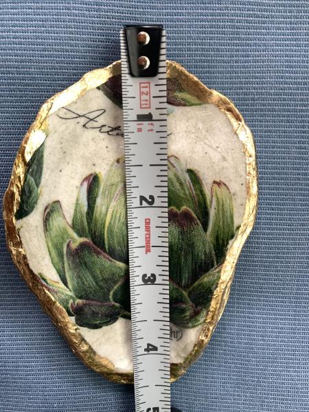 Artichoke Oyster Shell Trinket Dish picture