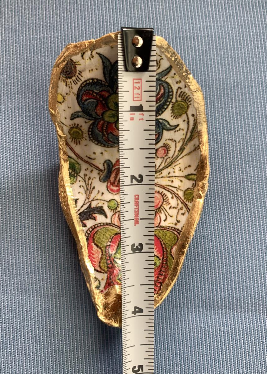 Patterned Oyster Shell Trinket Dish picture