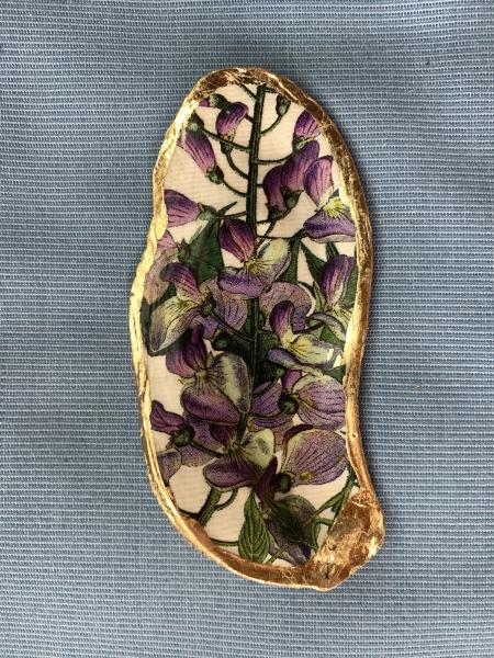 Wisteria Oyster Shell Trinket Dish picture