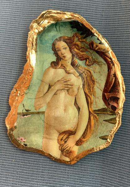 “The Birth of Venus” Oyster Shell Trinket Dish