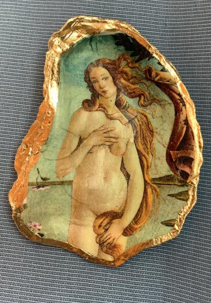 “The Birth of Venus” Oyster Shell Trinket Dish picture