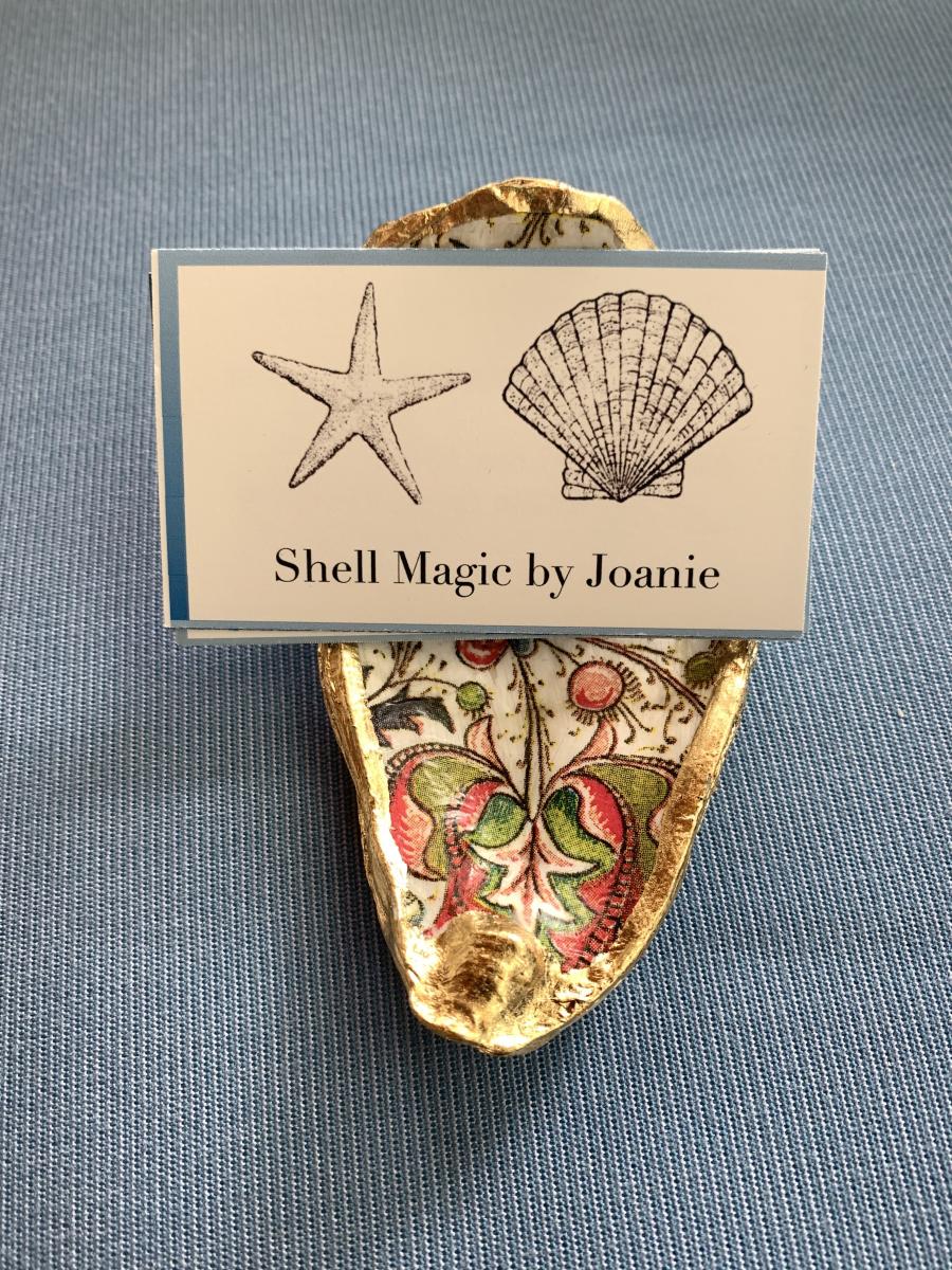Patterned Oyster Shell Trinket Dish picture