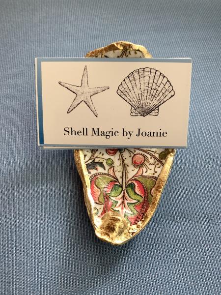 Patterned Oyster Shell Trinket Dish picture