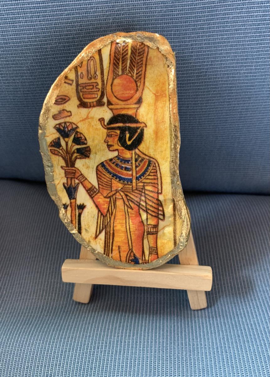 Egyptian Oyster Shell Trinket Dish picture