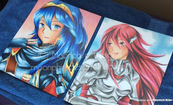 Fire Emblem Lucina Cordelia Art Print picture