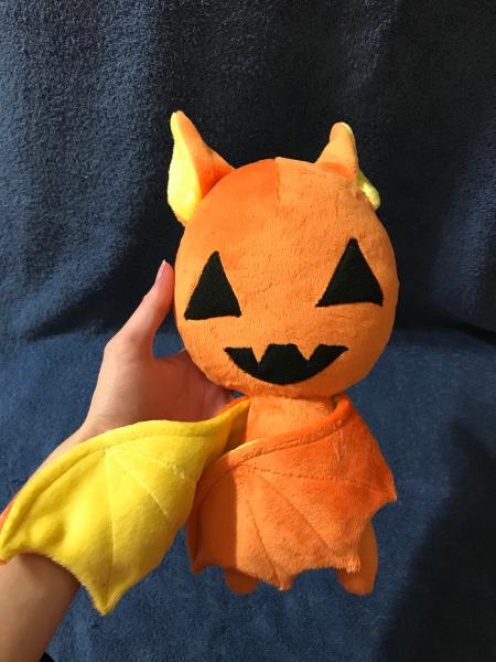 Halloween Pumpkin Bat Plushie / Plush Toy picture