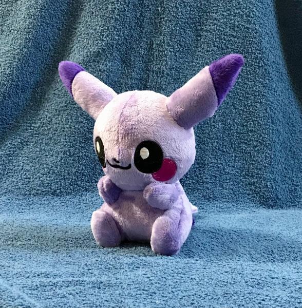 Pokemon Pikachu Purple Plush Plushie picture