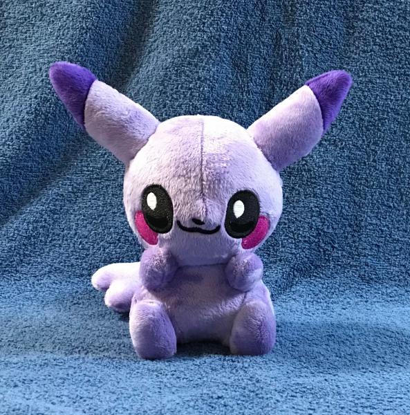 Pokemon Pikachu Purple Plush Plushie picture