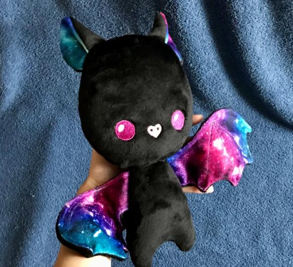 Bat Plushie / Plush Toy / Galaxy Space Stars Halloween Cute Stuffed Animal picture