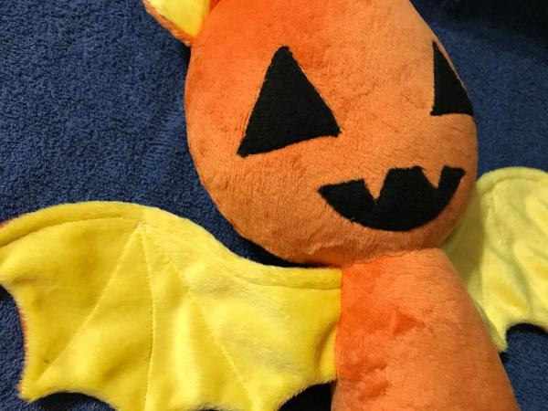 Halloween Pumpkin Bat Plushie / Plush Toy picture