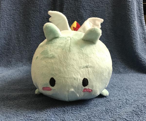 Ice Dragon Stuffed Animal  Plush Plushie Toy Roll Pillow picture