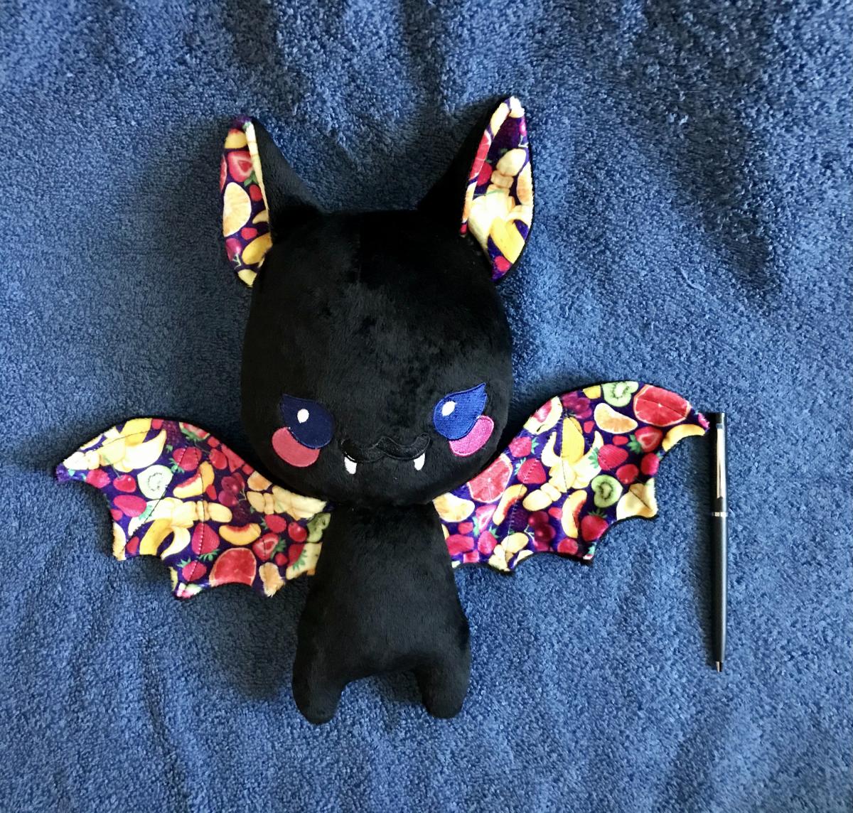 Fruit Bat Plushie / Plush Toy / Halloween Cute Stuffed Animal picture