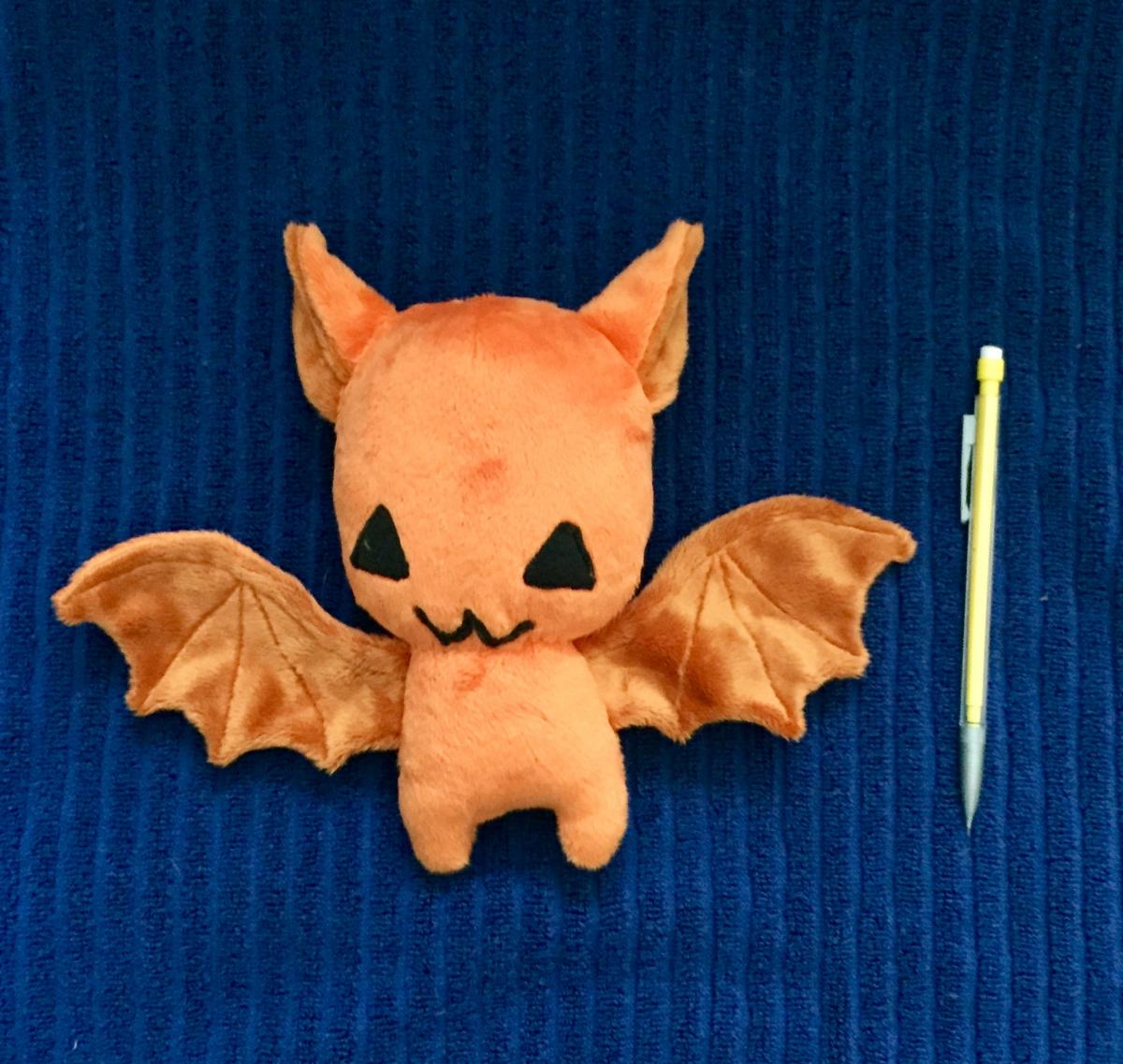 Halloween Pumpkin Bat Plushie / Plush Toy picture