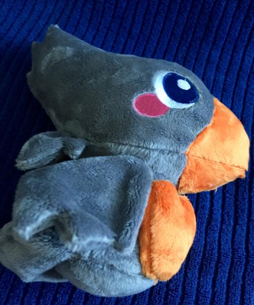 Chocobo Plush / Plushie / Final Fantasy Stuffed Animal / Gray Bird Toy picture