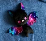 Bat Plushie / Plush Toy / Galaxy Space Stars Halloween Cute Stuffed Animal