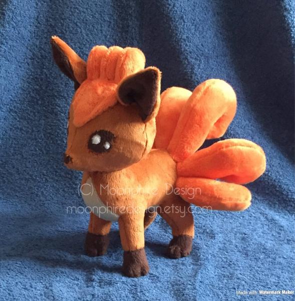 Fox Vulpix Plush Stuffed Animal picture