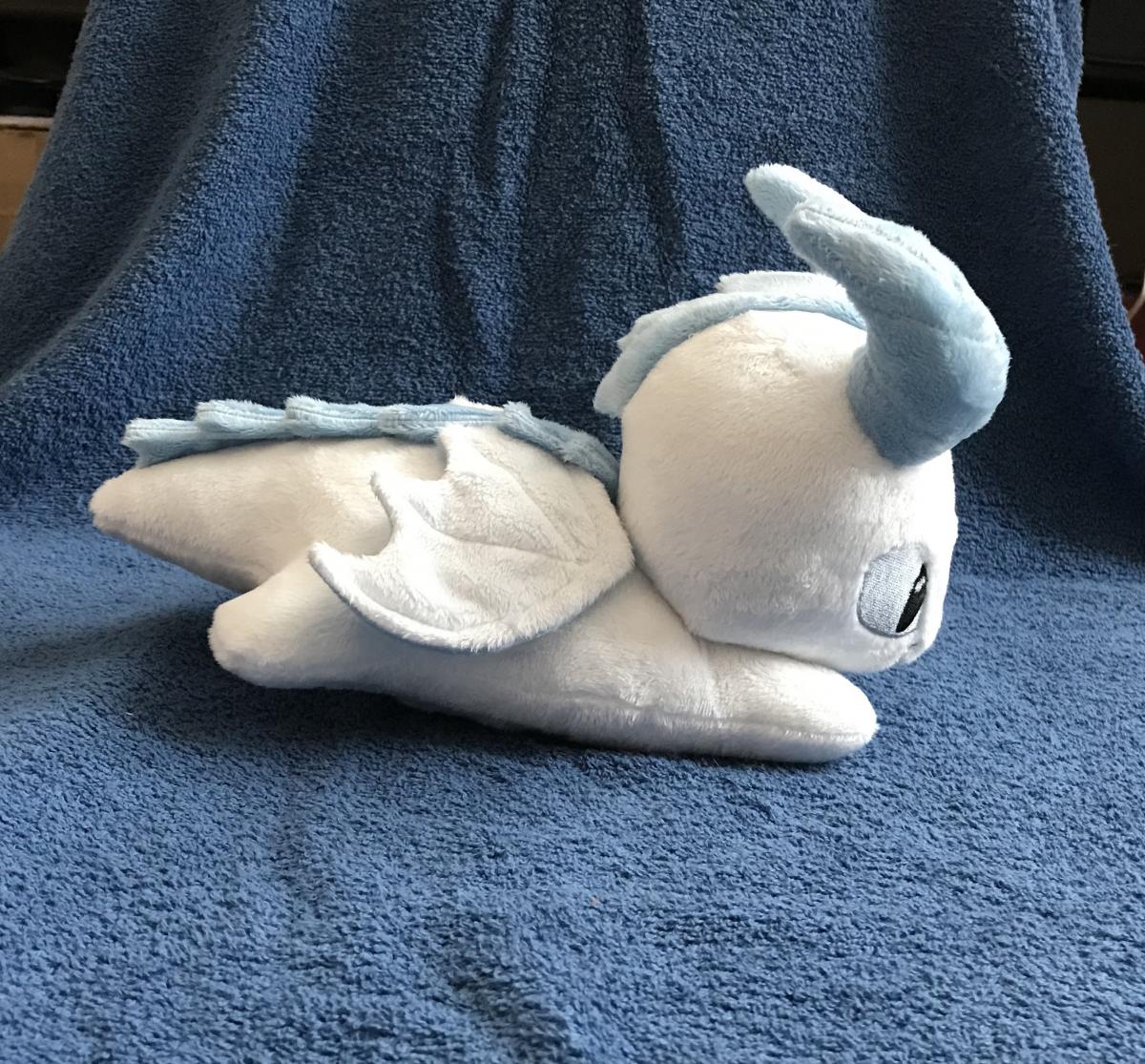 Blue Calcite Dragon Stuffed Animal Plush picture