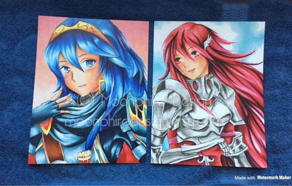 Fire Emblem Lucina Cordelia Art Print