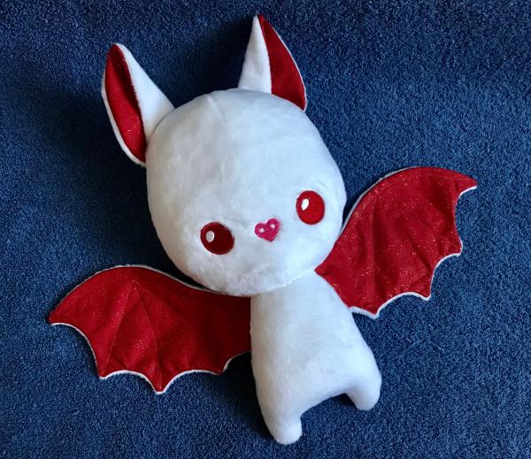 Bat Plushie / Plush Toy / Peppermint Christmas Stuffed Animal picture