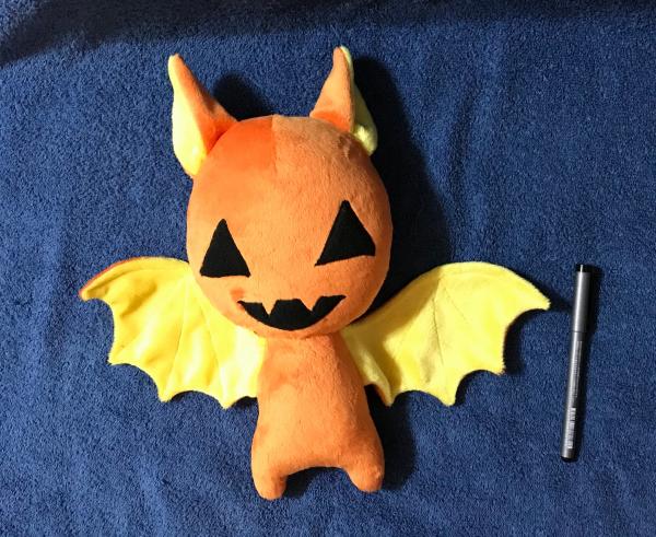 Halloween Pumpkin Bat Plushie / Plush Toy picture