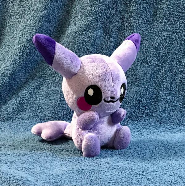 Pokemon Pikachu Purple Plush Plushie picture