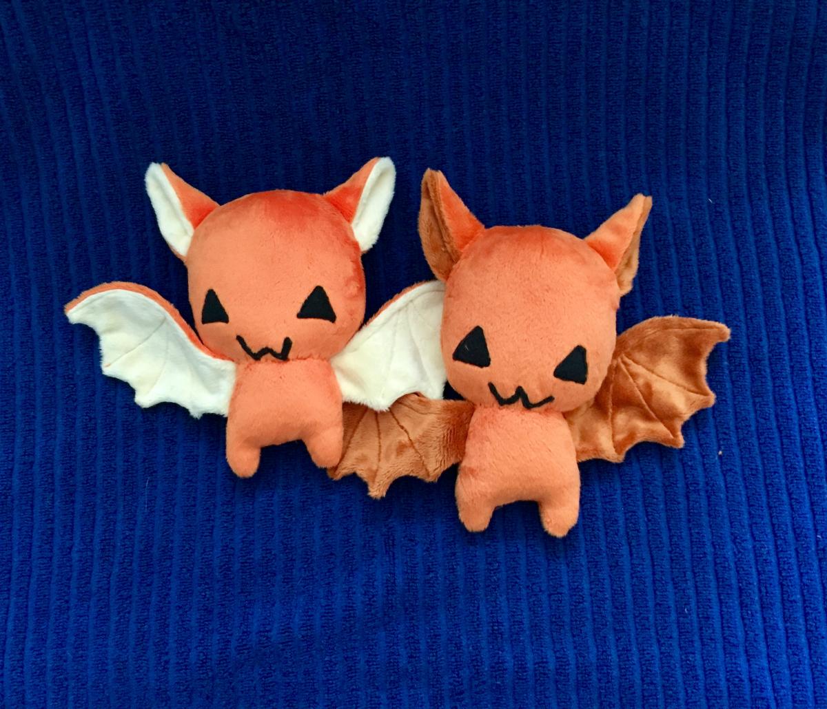 Halloween Pumpkin Bat Plushie / Plush Toy picture