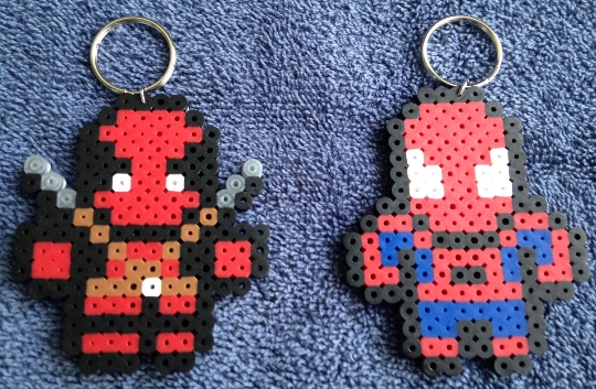 Spiderman / Deadpool Keychains picture
